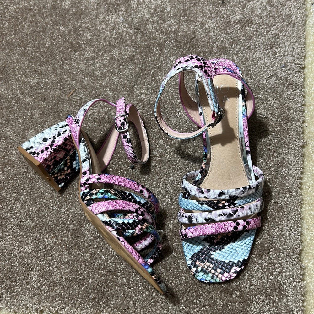 Moda In Pelle Snakeskin Sandals 6
